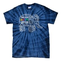 Autism Awareness Elephant Acceptance Autistic Tie-Dye T-Shirt