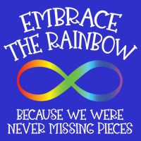 Autism Awareness Embrace The Rainbow Infinity Anti Puzzle Gift Womens Tank Top