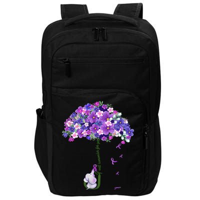 Alzheimer Awareness Elephant I Will Remember For You Supporter Alzheimer Impact Tech Backpack