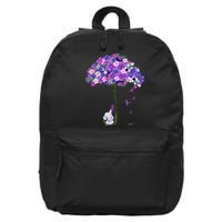 Alzheimer Awareness Elephant I Will Remember For You Supporter Alzheimer 16 in Basic Backpack