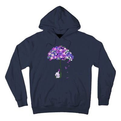 Alzheimer Awareness Elephant I Will Remember For You Supporter Alzheimer Tall Hoodie