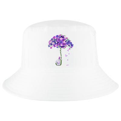 Alzheimer Awareness Elephant I Will Remember For You Supporter Alzheimer Cool Comfort Performance Bucket Hat