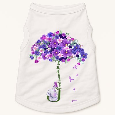 Alzheimer Awareness Elephant I Will Remember For You Supporter Alzheimer Doggie Tank