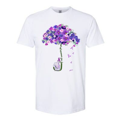 Alzheimer Awareness Elephant I Will Remember For You Supporter Alzheimer Softstyle CVC T-Shirt