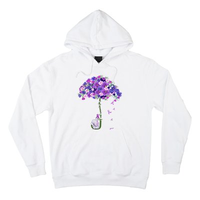 Alzheimer Awareness Elephant I Will Remember For You Supporter Alzheimer Hoodie