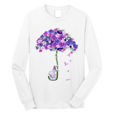 Alzheimer Awareness Elephant I Will Remember For You Supporter Alzheimer Long Sleeve Shirt