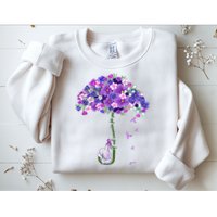Alzheimer Awareness Elephant I Will Remember For You Supporter Alzheimer Sweatshirt