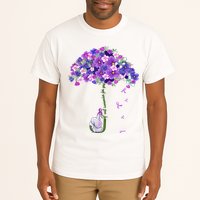 Alzheimer Awareness Elephant I Will Remember For You Supporter Alzheimer Tall T-Shirt