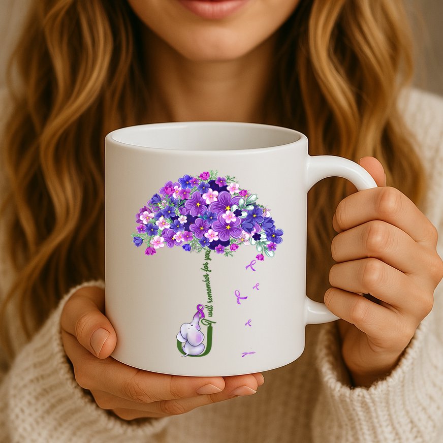 Alzheimer Awareness Elephant I Will Remember For You Supporter Alzheimer Mug
