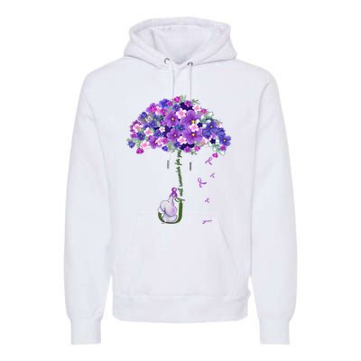 Alzheimer Awareness Elephant I Will Remember For You Supporter Alzheimer Premium Hoodie