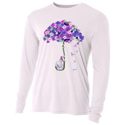 Alzheimer Awareness Elephant I Will Remember For You Supporter Alzheimer Cooling Performance Long Sleeve Crew