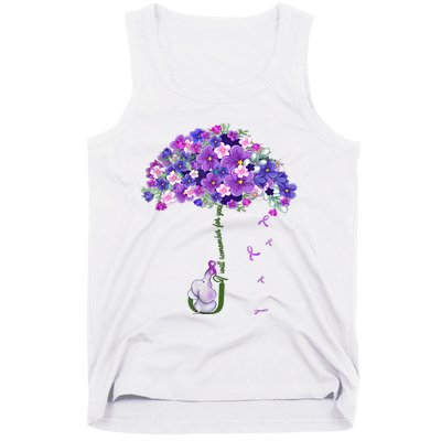 Alzheimer Awareness Elephant I Will Remember For You Supporter Alzheimer Tank Top