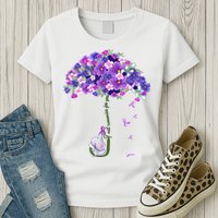 Alzheimer Awareness Elephant I Will Remember For You Supporter Alzheimer Womens T-Shirt