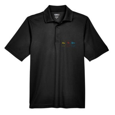 Autism Awareness Elements Periodic Table ASD Men's Origin Performance Pique Polo