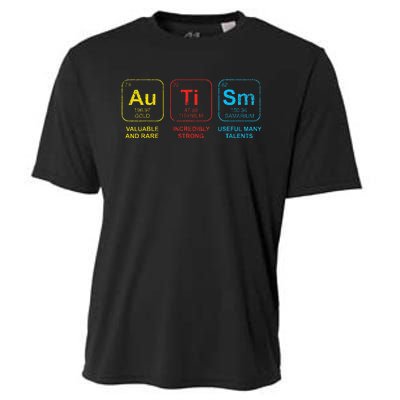 Autism Awareness Elements Periodic Table ASD Cooling Performance Crew T-Shirt