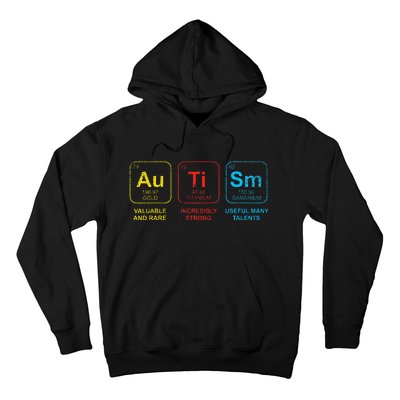 Autism Awareness Elements Periodic Table ASD Hoodie