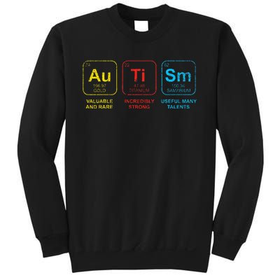 Autism Awareness Elements Periodic Table ASD Sweatshirt