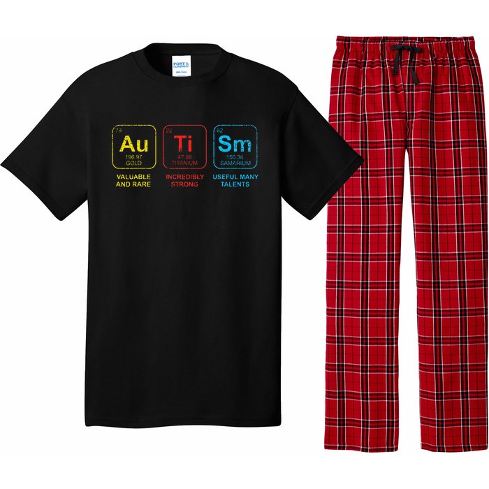 Autism Awareness Elements Periodic Table ASD Pajama Set