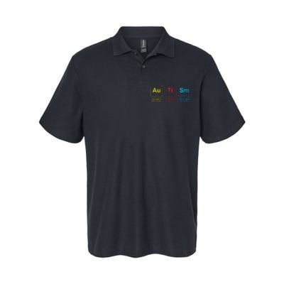 Autism Awareness Elements Periodic Table ASD Softstyle Adult Sport Polo