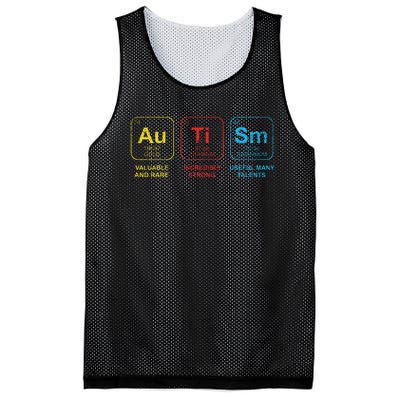 Autism Awareness Elements Periodic Table ASD Mesh Reversible Basketball Jersey Tank