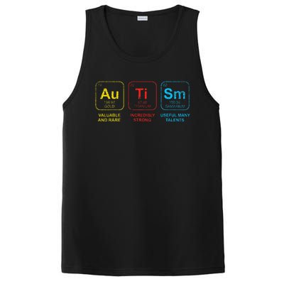 Autism Awareness Elements Periodic Table ASD PosiCharge Competitor Tank