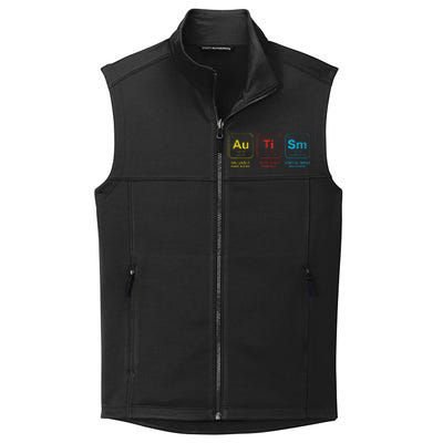 Autism Awareness Elements Periodic Table ASD Collective Smooth Fleece Vest