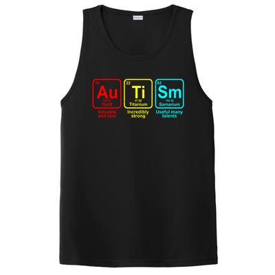 Autism Awareness Elets Periodic Table Funny Gift PosiCharge Competitor Tank