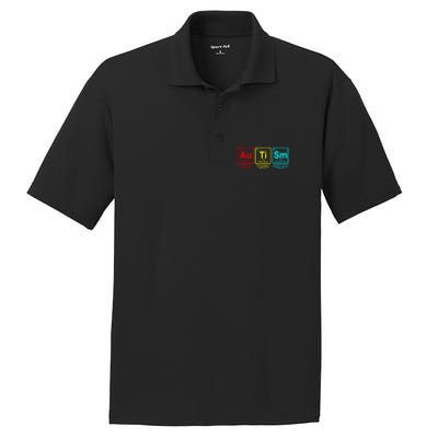 Autism Awareness Elets Periodic Table Funny Gift PosiCharge RacerMesh Polo