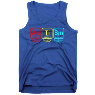 Autism Awareness Elets Periodic Table Funny Gift Tank Top