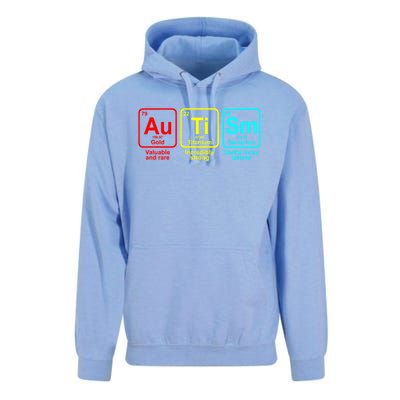 Autism Awareness Elets Periodic Table Funny Gift Unisex Surf Hoodie