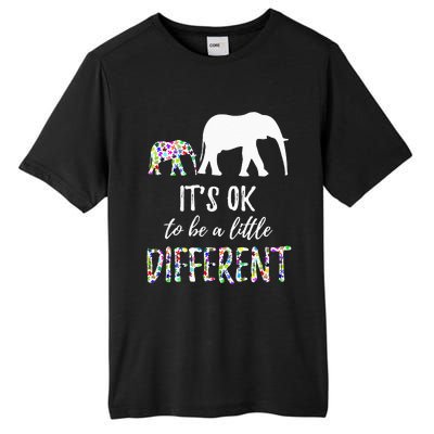 Autism Awareness Elephant It's OK To Be Different Tall Fusion ChromaSoft Performance T-Shirt