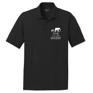 Autism Awareness Elephant It's OK To Be Different PosiCharge RacerMesh Polo