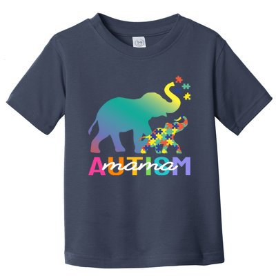 Autism Awareness Elephant Autism Mom Gift Toddler T-Shirt