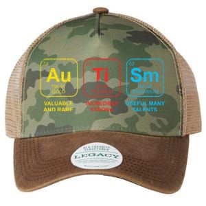 Autism Awareness Elements Periodic Table ASD Legacy Tie Dye Trucker Hat