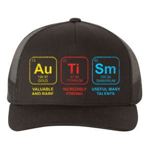 Autism Awareness Elements Periodic Table ASD Yupoong Adult 5-Panel Trucker Hat