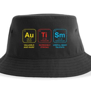 Autism Awareness Elements Periodic Table ASD Sustainable Bucket Hat