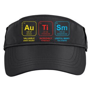 Autism Awareness Elements Periodic Table ASD Adult Drive Performance Visor