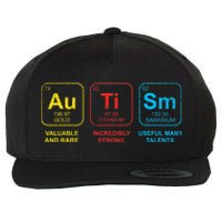 Autism Awareness Elements Periodic Table ASD Wool Snapback Cap