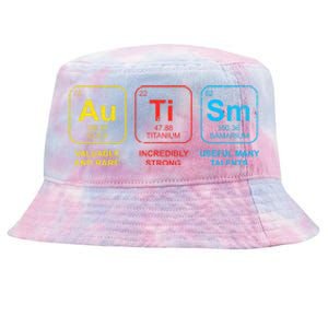 Autism Awareness Elements Periodic Table ASD Tie-Dyed Bucket Hat