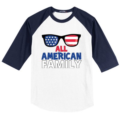 All American Family Day Baseball Sleeve Shirt