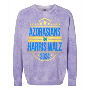 Azorasians Arizona For Kamala Harris Walz 2024 Voting Funny Premium Colorblast Crewneck Sweatshirt