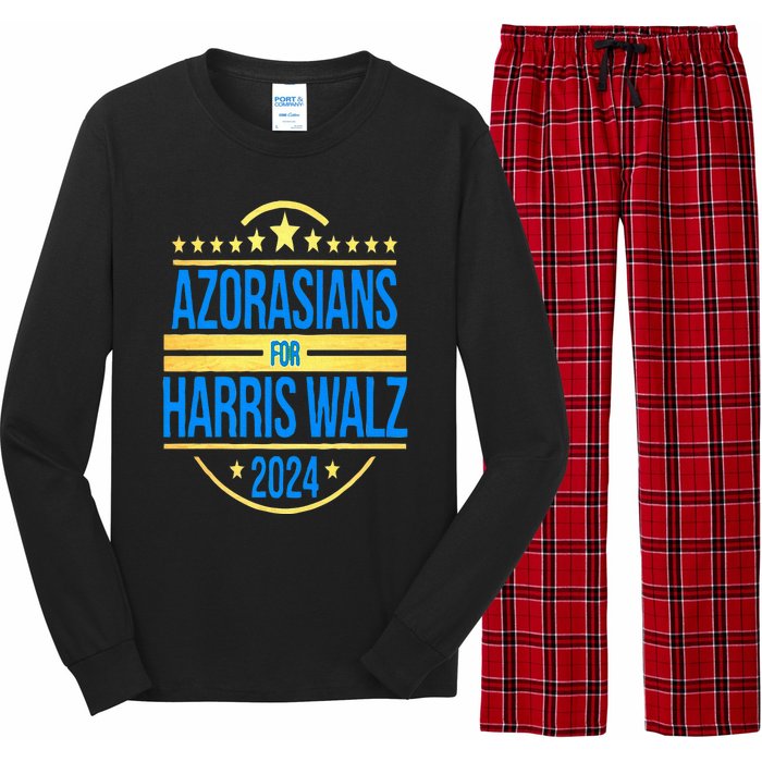 Azorasians Arizona For Kamala Harris Walz 2024 Voting Funny Premium Long Sleeve Pajama Set