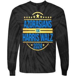 Azorasians Arizona For Kamala Harris Walz 2024 Voting Funny Premium Tie-Dye Long Sleeve Shirt