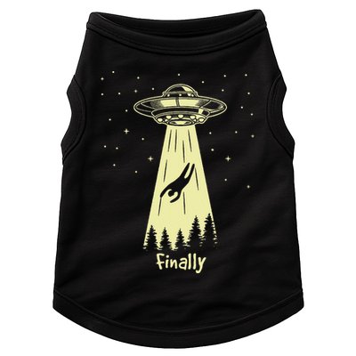 Alien Abduction Finally Aliens Doggie Tank