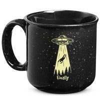 Alien Abduction Finally Aliens 15oz Campfire Ceramic Mug