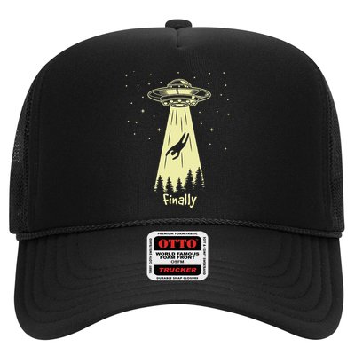 Alien Abduction Finally Aliens Trucker Hat