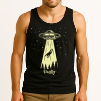 Alien Abduction Finally Aliens Tank Top