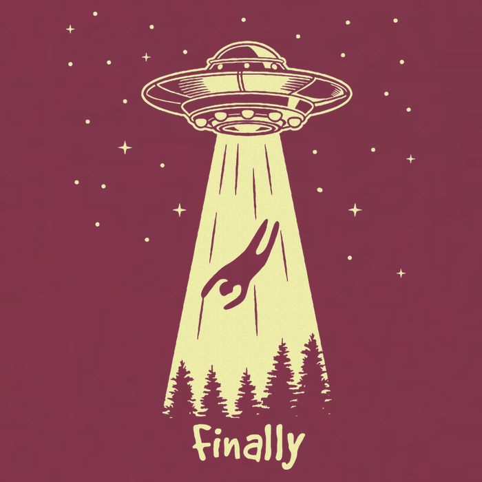 Alien Abduction Finally Aliens 16oz Travel Tumbler