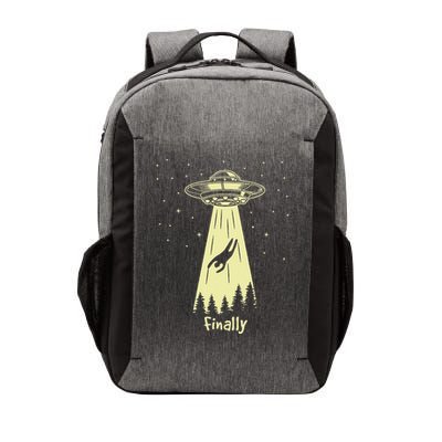 Alien Abduction Finally Aliens Vector Backpack