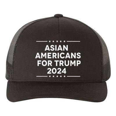 Asian Americans For Trump 2024 Yupoong Adult 5-Panel Trucker Hat